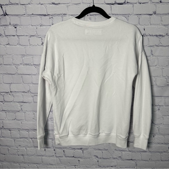 Abercrombie Kids White Crewneck Sweater - Picture 2 of 3